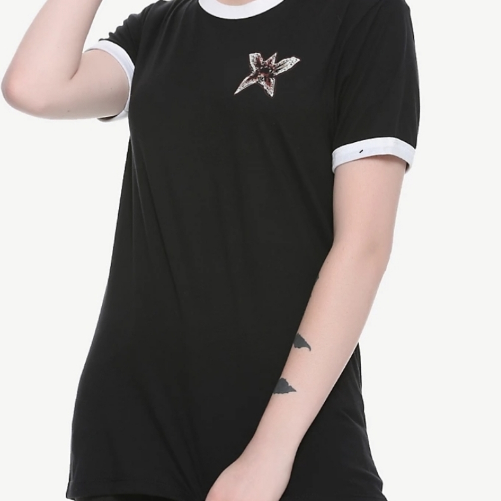 Stranger Things Dart Girls Ringer T-Shirt